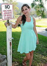 Busty Alice Chambers Shows Her Sexy Self