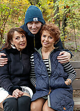 Mature.nl - Running Toyboy Has The Best Threesome With Horny Grannies Danny And Romana