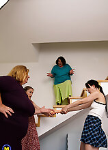 Mature.nl - The Bbw Evil Stepmoms Have A New Stepdaughter And Teeny Maya Isn't Happy With It!