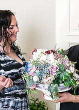 When He Brought Flowers For His Stepmom Daisy Key, He Knows He Will Get Her Pussy In Return!