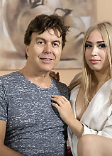 Hot 18 Year Old Girl Alana Moon Gets Smashed By An Old Man