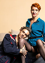 Natali E. Is A 55 Year Old Naughty Gilf That Loves Anal Sex From Strange Young Man Like The Handyman