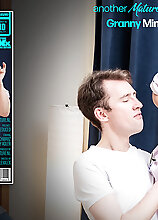 Mini Schwarz Is A Horny Facesitting Granny That Wants Her Stepgrandson's Hard Cock In Her