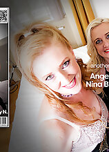 Mature.nl - Mature Angelica, Andrea And Nina Blonde Found Out That Young Casey N. Is A Lesbian